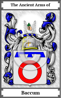 Baccum Family Crest Download (JPG)  Book Plated - 150 DPI