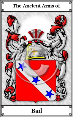 Bad Family Crest Download (JPG) Book Plated - 600 DPI