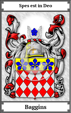 Baggins Family Crest Download (JPG)  Book Plated - 150 DPI