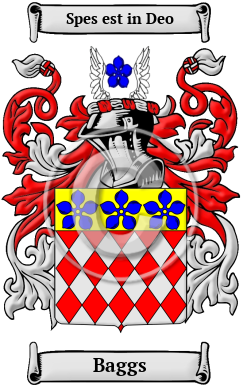 Baggs Family Crest/Coat of Arms