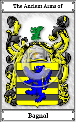 Bagnal Family Crest Download (JPG)  Book Plated - 150 DPI