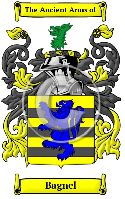 Bagnel Family Crest/Coat of Arms