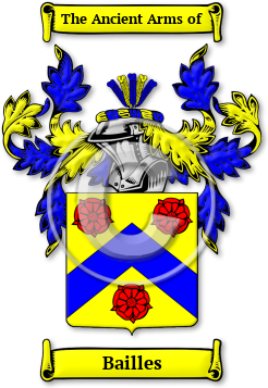 Bailles Family Crest Download (jpg) Legacy Series - 150 DPI