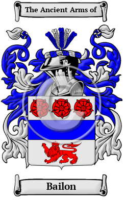 Bailon Family Crest/Coat of Arms