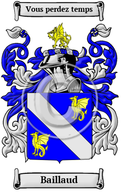 Baillaud Family Crest/Coat of Arms