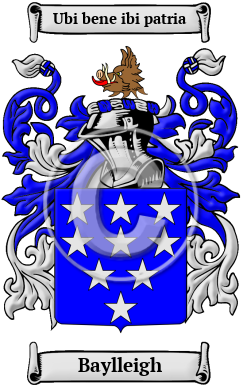 Baylleigh Family Crest/Coat of Arms