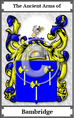 Bambridge Family Crest Download (JPG)  Book Plated - 150 DPI