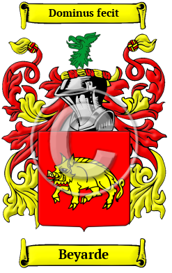 Beyarde Family Crest/Coat of Arms