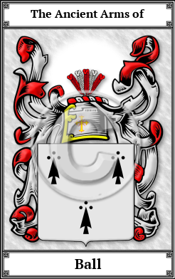 Ball Family Crest Download (JPG)  Book Plated - 150 DPI
