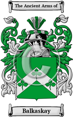 Balkaskay Family Crest/Coat of Arms