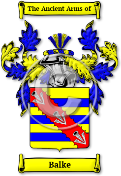 Balke Family Crest Download (JPG) Legacy Series - 600 DPI
