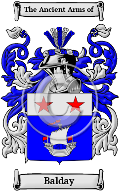 Balday Family Crest Download (JPG) Heritage Series - 600 DPI