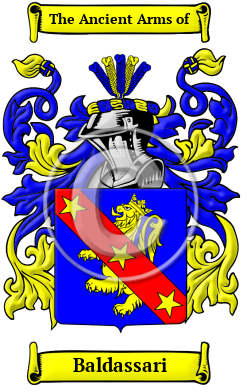 Baldassari Family Crest/Coat of Arms