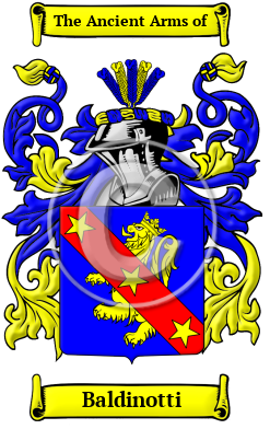 Baldinotti Family Crest/Coat of Arms