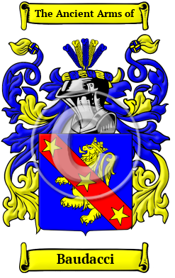 Baudacci Family Crest/Coat of Arms