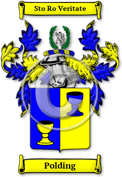 Polding Family Crest Download (jpg) Legacy Series - 150 DPI