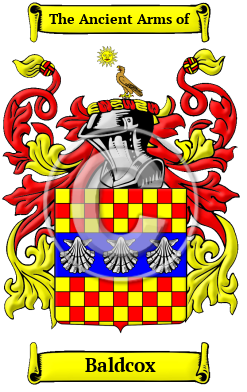 Baldcox Family Crest/Coat of Arms