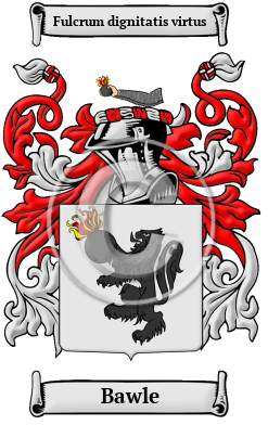 Bawle Family Crest Download (JPG) Heritage Series - 600 DPI