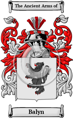 Balyn Family Crest Download (JPG) Heritage Series - 300 DPI
