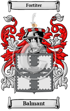 Balmant Family Crest/Coat of Arms