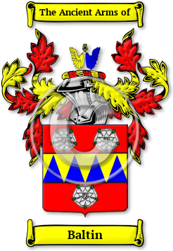 Baltin Family Crest Download (JPG) Legacy Series - 600 DPI
