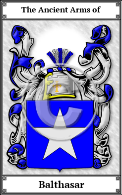 Balthasar Family Crest Download (JPG) Book Plated - 600 DPI