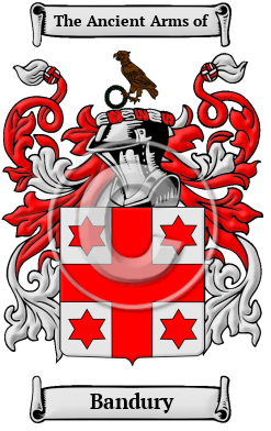 Bandury Family Crest/Coat of Arms