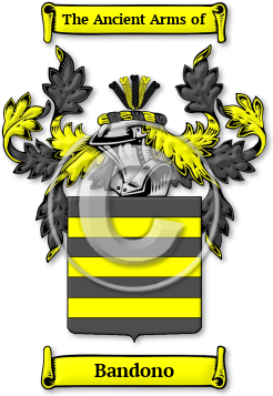 Bandono Family Crest Download (JPG) Legacy Series - 600 DPI