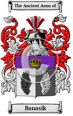 Banasik Family Crest/Coat of Arms