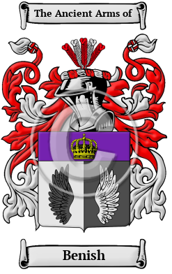 Benish Family Crest/Coat of Arms