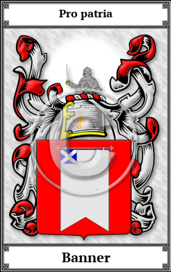 Banner Family Crest Download (JPG) Book Plated - 300 DPI