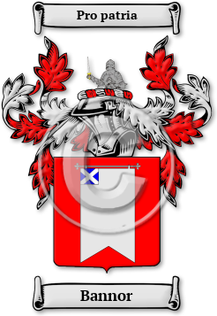 Bannor Family Crest Download (JPG) Legacy Series - 600 DPI