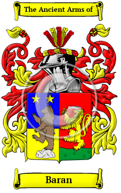 Baran Family Crest/Coat of Arms