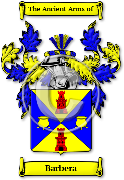 Barbera Family Crest Download (JPG) Legacy Series - 600 DPI
