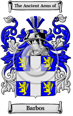 Barbos Family Crest/Coat of Arms