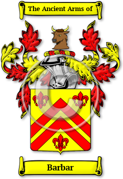 Barbar Family Crest Download (jpg) Legacy Series - 150 DPI