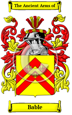 Bable Family Crest/Coat of Arms