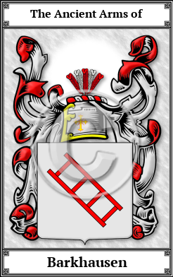 Barkhausen Family Crest Download (JPG)  Book Plated - 150 DPI