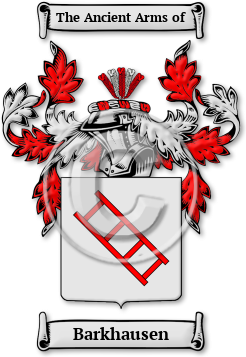Barkhausen Family Crest Download (jpg) Legacy Series - 150 DPI