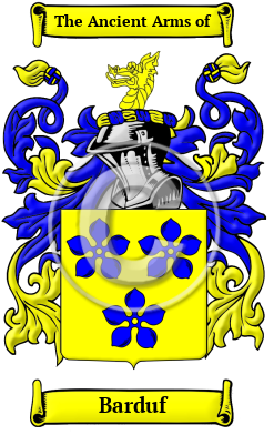 Barduf Family Crest/Coat of Arms