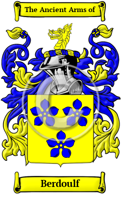 Berdoulf Family Crest/Coat of Arms