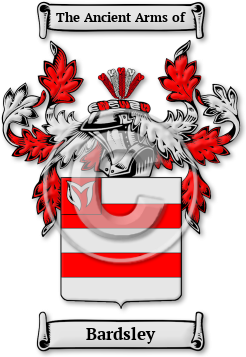 Bardsley Family Crest Download (jpg) Legacy Series - 150 DPI