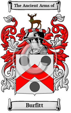 Burfitt Family Crest/Coat of Arms