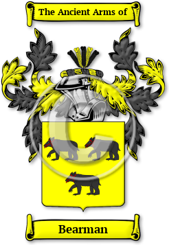 Bearman Family Crest Download (JPG) Legacy Series - 600 DPI