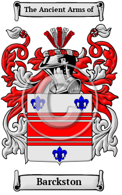 Barckston Family Crest/Coat of Arms