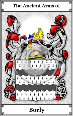 Borly Family Crest Download (JPG)  Book Plated - 150 DPI