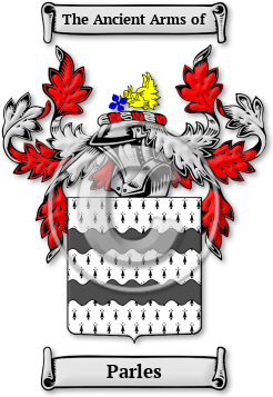 Parles Family Crest Download (jpg) Legacy Series - 150 DPI
