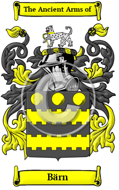 Bärn Family Crest/Coat of Arms