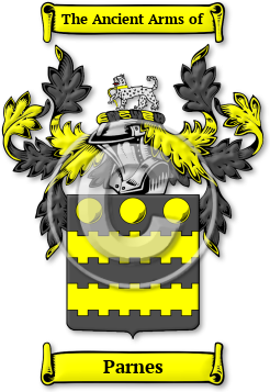 Parnes Family Crest Download (jpg) Legacy Series - 150 DPI