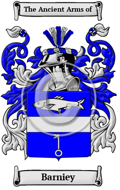 Barniey Family Crest/Coat of Arms